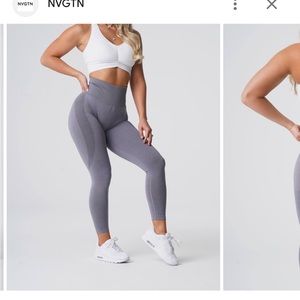 NVGTN grey contour seamless leggings